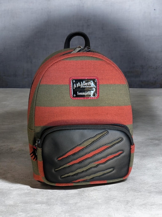 Loungefly A Nightmare on Elm Street Freddy Krueger Sweater Mini Backpack NWT main image 5